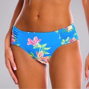 Tommy Bahama Sun Lilies High Waist Shirred Bottom